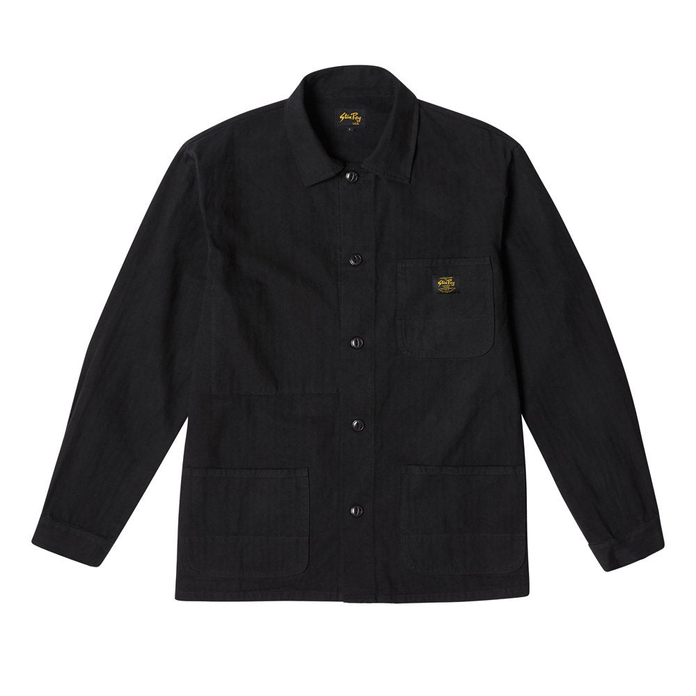 Online shopping for the newest Chore Jacket, Black Herringbone Stan Ray